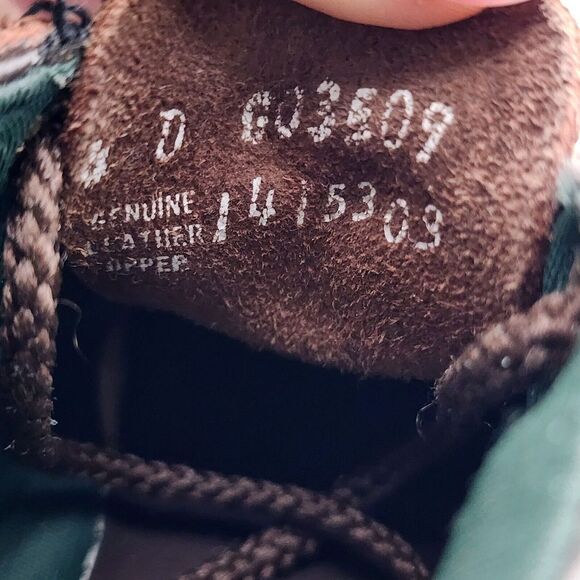 Vintage Small Steps Infant Toddler Boots Shoes Boy Sz 4 Brown Made In USA - Picture 8 of 8